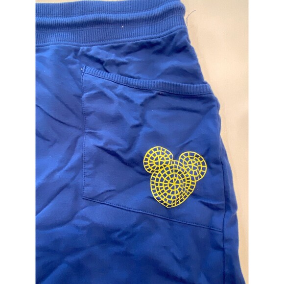Disney Parks Mickey Mouse Blue Skirt Size L Front Pockets - Picture 3 of 9